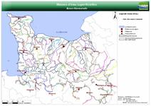 Carte des masses d'eau cours d'eau de la Basse-Normandie